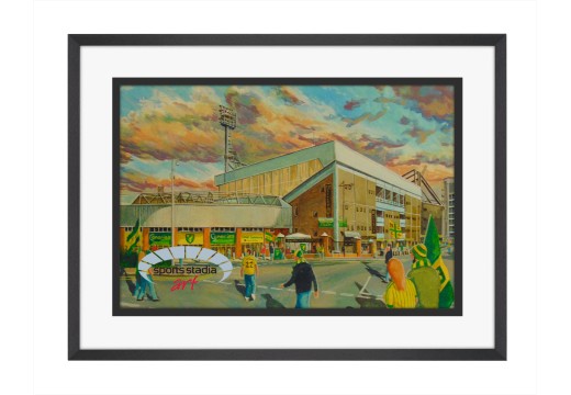 Carrow Road Stadium 'Going to the Match' Fine Art Print - Norwich City FC